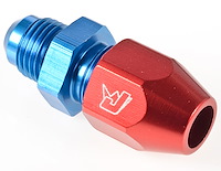 -6 AN Male to 3/8 in.Tube Fitting Blue/Red