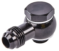 AN Banjo to Metric Bolt Adapter Fitting [-6 AN Banjo, 12 mm x 1.5 Thread Banjo Bolt]