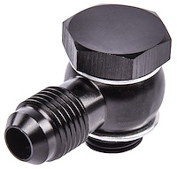 AN Banjo to Metric Bolt Adapter Fitting [-6 AN Banjo, 14 mm x 1.5 Thread Banjo Bolt]