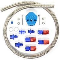 Tunnel Ram Fuel Line Kit Fits with Two Single-Feed Carburetors