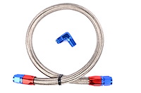 -6 AN Carburetor to Mechanical Fuel Pump Line Kit