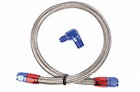 -6 AN Carburetor to Mechanical Fuel Pump Line Kit