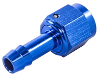 AN to Straight Hose Barb Adapter Fitting [-6 AN Female to 5/16 in. I.D. Hose, Blue]