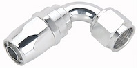 Polished 90° Swivel Hose End -10AN