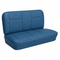 Bench Seat Upholstery for 1955 (2nd Series)-1959 Chevrolet/GMC Trucks, w/Dual Inserts [Blue]