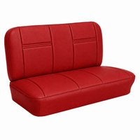 Bench Seat Upholstery for 1955 (2nd Series)-1959 Chevrolet/GMC Trucks, w/Dual Inserts [Red]