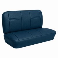Bench Seat Upholstery for 1955 (2nd Series)-1959 Chevrolet/GMC Trucks, w/Dual Inserts [Dark Blue]
