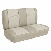 Bench Seat Upholstery for 1955 (2nd Series)-1959 Chevrolet/GMC Trucks, w/Dual Inserts [2-Tone Sand]