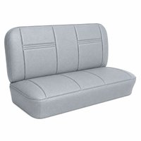 Bench Seat Upholstery for 1955 (2nd Series)-1959 Chevrolet/GMC Trucks, w/Dual Inserts [Silver]