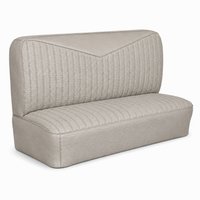 Bench Seat Upholstery for 1955 (2nd Series)-1959 Chevrolet/GMC Trucks, w/V-Insert & Vertical Pleats [Fawn]