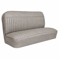 Bench Seat Upholstery for 1955 (2nd Series)-1959 Chevrolet/GMC Trucks, w/Horizontal Insert & Vertical Pleats [Champagne]