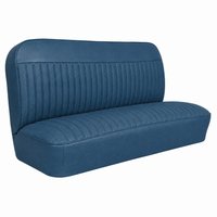 Bench Seat Upholstery for 1955 (2nd Series)-1959 Chevrolet/GMC Trucks, w/Horizontal Insert & Vertical Pleats [Blue]