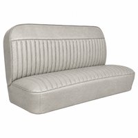 Bench Seat Upholstery for 1955 (2nd Series)-1959 Chevrolet/GMC Trucks, w/Horizontal Insert & Vertical Pleats [Fawn]