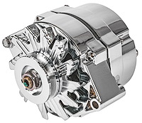 1-Wire GM Alternator 100 AMP Output V-Belt Pulley [Chrome Plated Finish]