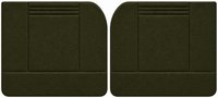 Front Door Panel Set for 1955 (2nd Series)-1959 Chevy/GMC Trucks, w/Wide Center Insert [Seville Vinyl, Green]
