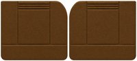 Front Door Panel Set for 1955 (2nd Series)-1959 Chevy/GMC Trucks, w/Wide Center Insert [Seville Vinyl, Saddle]