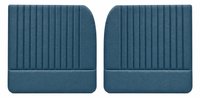 Front Door Panel Set for 1955 (2nd Series)-1959 Chevy/GMC Trucks, w/Vertical Pleats [Seville Vinyl, Blue]