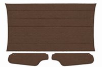 Headliner w/Sun Visors for 1971-1973 Chevy Camaro, Pontiac Firebird w/Deluxe Int. [Premier Perforated Grain Brown Vinyl]