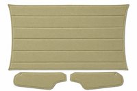 Headliner w/Sun Visors for 1971-1973 Chevy Camaro, Pontiac Firebird w/Deluxe Int. [Premier Non-Perf. Grain Sandalwood Vinyl]