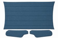 Headliner w/Sun Visors for 1971-1973 Chevy Camaro, Pontiac Firebird w/Deluxe Int. [Premier Non-Perforated Grain Med. Blue Vinyl]