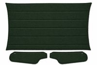 Headliner w/Sun Visors for 1971-1973 Chevy Camaro, Pontiac Firebird w/Deluxe Int. [Premier Non-Perf. Grain Dark Green Vinyl]