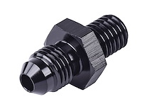 AN to Metric Adapter Fitting [-4 AN Male to 10mm x 1.0 Male, Black]