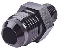 AN to Metric Adapter Fitting [-6 AN Male to 10mm x 1.0 Male, Black]