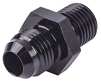 AN to Metric Adapter Fitting [-6 AN Male to 14mm x 1.5 Male, Black]