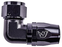 AN 90-Degree Forged Swivel Hose End [-16 AN Female to -16 AN Hose]