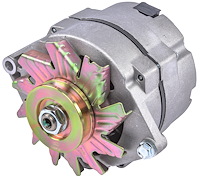 1-Wire GM Alternator 70 Amp Output V-Belt Pulley [Natural Finish]