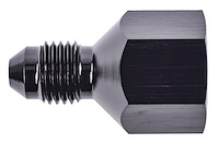 AN to NPT Straight Adapter Fitting [-3 AN Male to 1/8 in. NPT Female, Black]