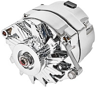 1-Wire GM Alternator 140 AMP Output V-Belt Pulley [Chrome Plated Finish]