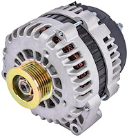 1-Wire GM Alternator 145 AMP Output Serpentine Pulley [Natural Finish]