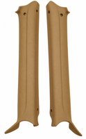 A-Pillar Pads Fits Select 1968-1969 Buick, Chevrolet, Oldsmobile, Pontiac A-Body 2-Door Sedan Models [Light Saddle]