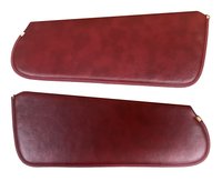 Sun Visors for 1979-1983 Dodge Trucks, 1981-1993 Dodge Ramcharger [Maroon Madrid Grain Vinyl]