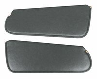 Sun Visors for 1979-1983 Dodge Trucks, 1981-1993 Dodge Ramcharger [Charcoal Madrid Grain Vinyl]