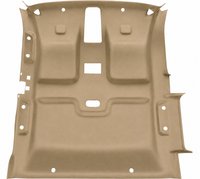 ABS Plastic Headliner for 1999-2006 Chevrolet, GMC 3-Door Extended Cab Trucks [Foambacked Cloth, Natural Beige]