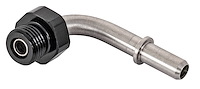 Fuel Rail Quick Connect Adapter Fitting [-6 AN Male O-Ring to 5/16 in. 90 Degree Tube ]