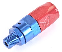 Straight Max Flow Hose End -06AN x 1/8" NPTM