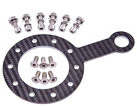 Carbon Fiber 1 Hole Steering Wheel Switch Plate