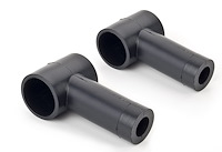 Battery Negative Terminal Guards for 1 & 2 Gauge Cable [Black]