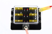 Standard Fuse Block with LED Indicators [6-Pole]