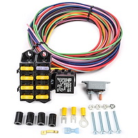 Auxiliary Fuse Block 7-Circuit (4 Circuits Constant Hot & 3 Circuits Ignition Hot w/Relay)