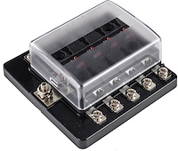 Standard Fuse Block with LED Indicators [10-Pole]