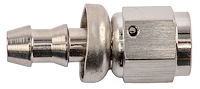 AN Straight Push-Loc Hose End [-4 AN Female Swivel to Push-Loc Hose, Nickel]