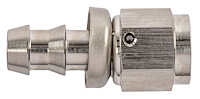 AN Straight Push-Loc Hose End [-6 AN Female Swivel to Push-Loc Hose, Nickel]