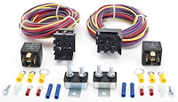 Manual-Controlled Dual Fan Wiring Harness and Relay Kit 30 Amp