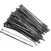 Wire and Cable Ties with Locking Tab [7 in.Black]