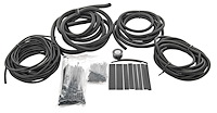 Convoluted Tubing Kit Includes 1/4", 3/8", 1/2", 3/4" tubing self-fusing tape and heat shrink tubing