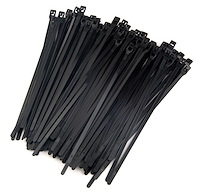 Cobra Low-Profile Wire/Cable Ties [7 in. Black]